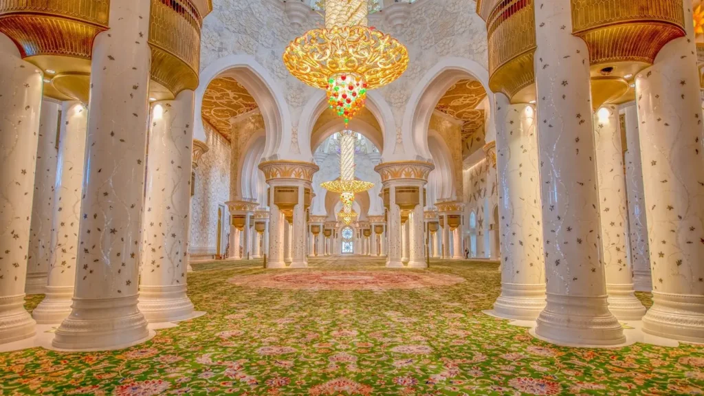 Sheikh Zayed Grand Mosque Abu dhabi Interiors