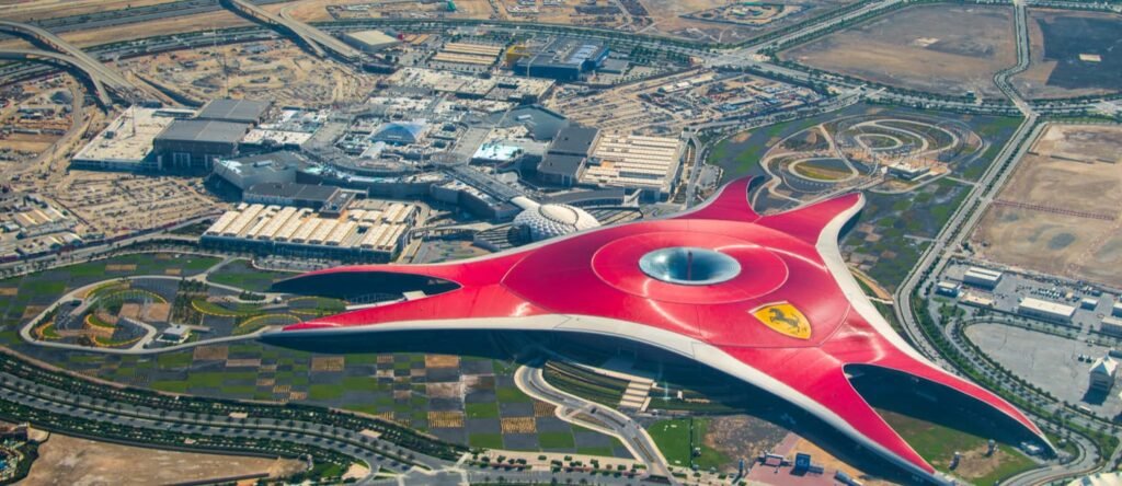 ferrari world and yas island