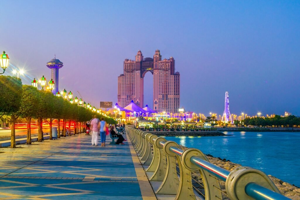 Corniche road Abu Dhabi